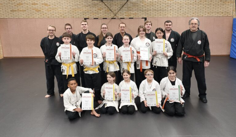 Prüfungen in der Jugendgruppe im Winter 2025