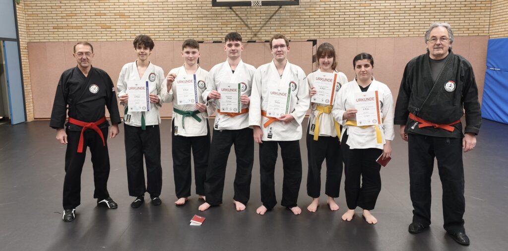 Prüfungen der Abendgruppe im Winter 2025