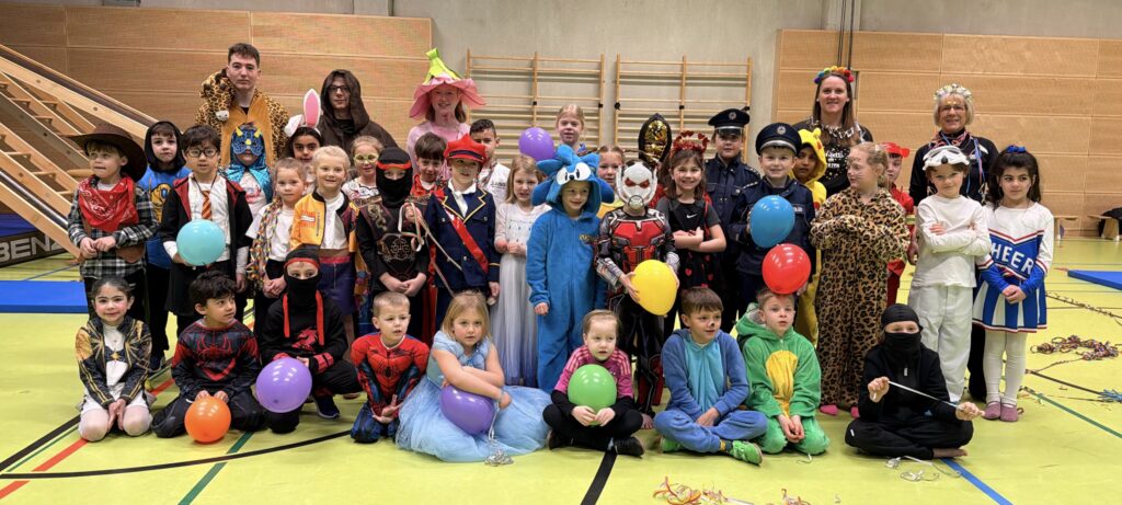 Karnevalsfeier der Kindergruppe